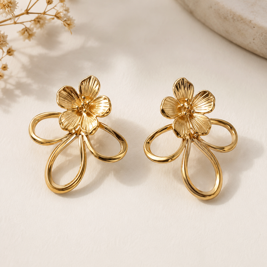Aretes Dorados iBLOOM